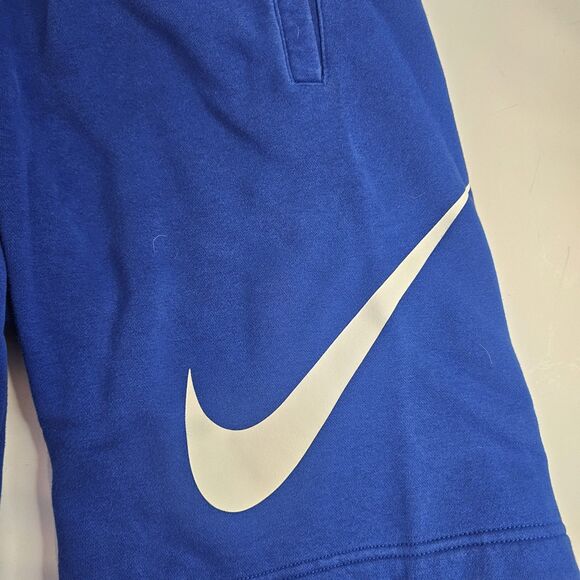 Mens Nike Blue Shorts Size Medium Sweatshirt Material  Athletic Gorp Core  Q0303 - Picture 2 of 10